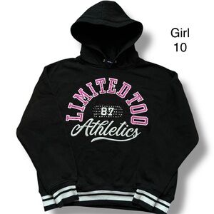 Limited Too Athletic Girl Fleece Lined Hoodie Size M (10)